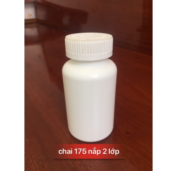 Chai 175ml nắp 2 lớp