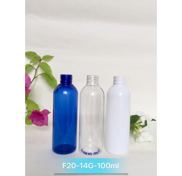 Chai PET F20 - 14G- 100ml - 3 loại màu