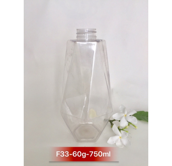 Chai F33-60G-750ml cách điệu