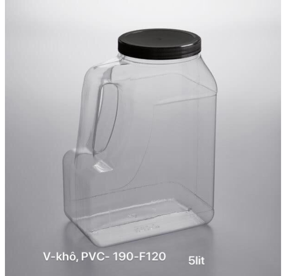 NG-F120-190G–5L (BÌNH PVC 5L)